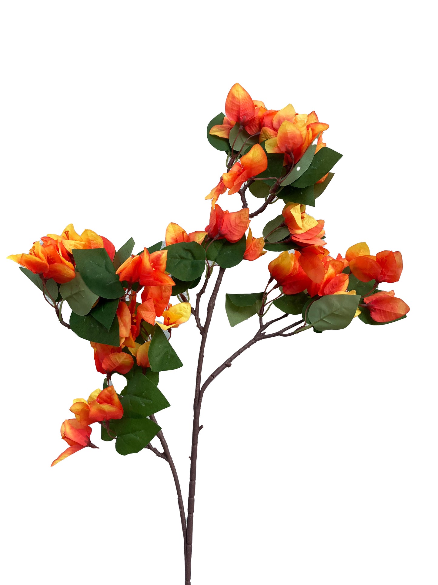 Bougainvillier Artificiel En Soie Orange