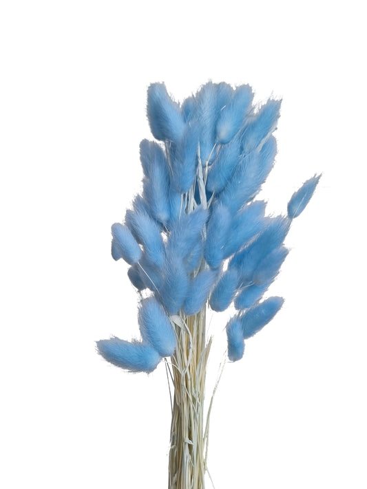    artificial bunny tails blue