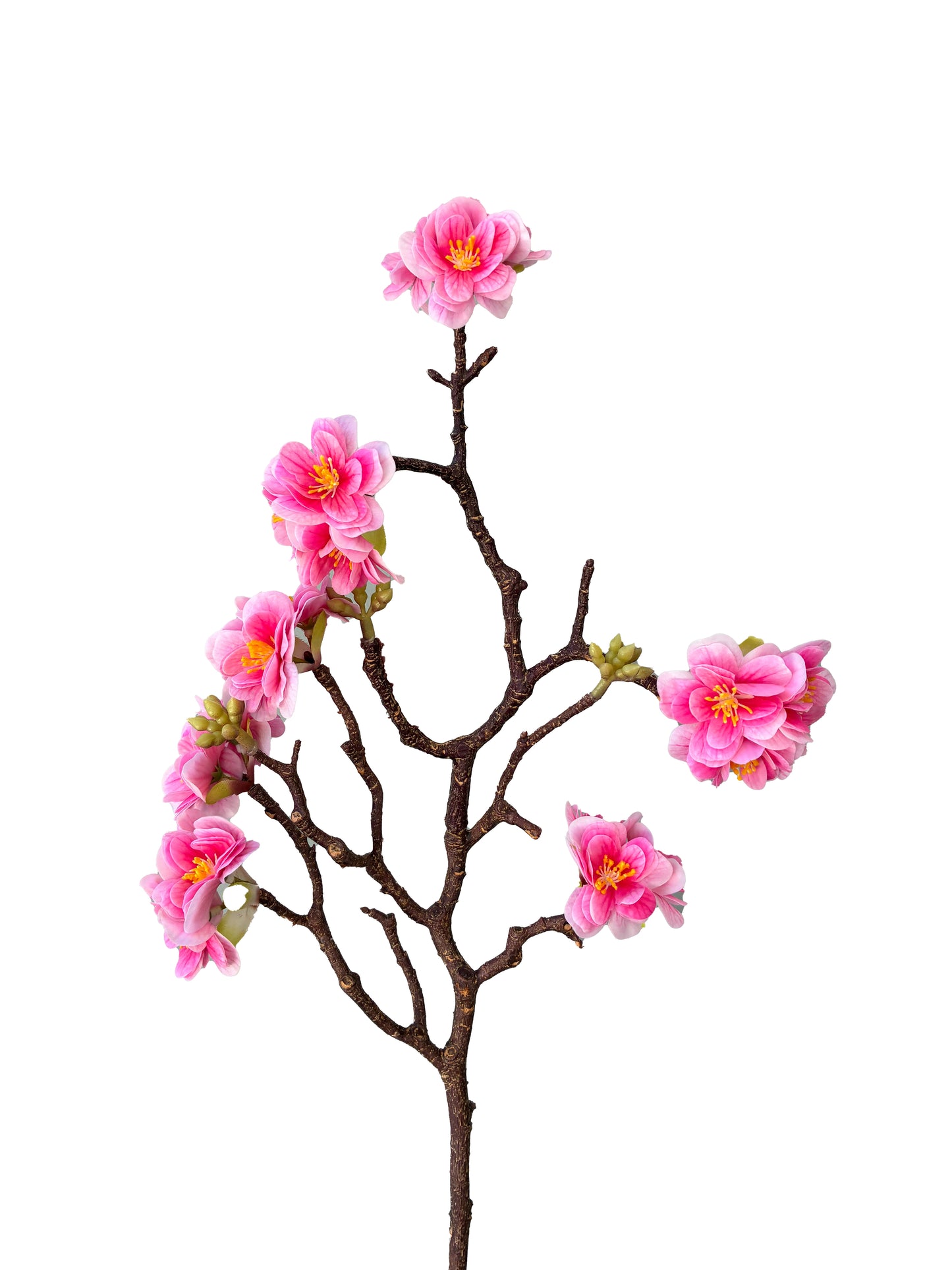 Artificial Real Touch Cherry Blossom Branch Pink