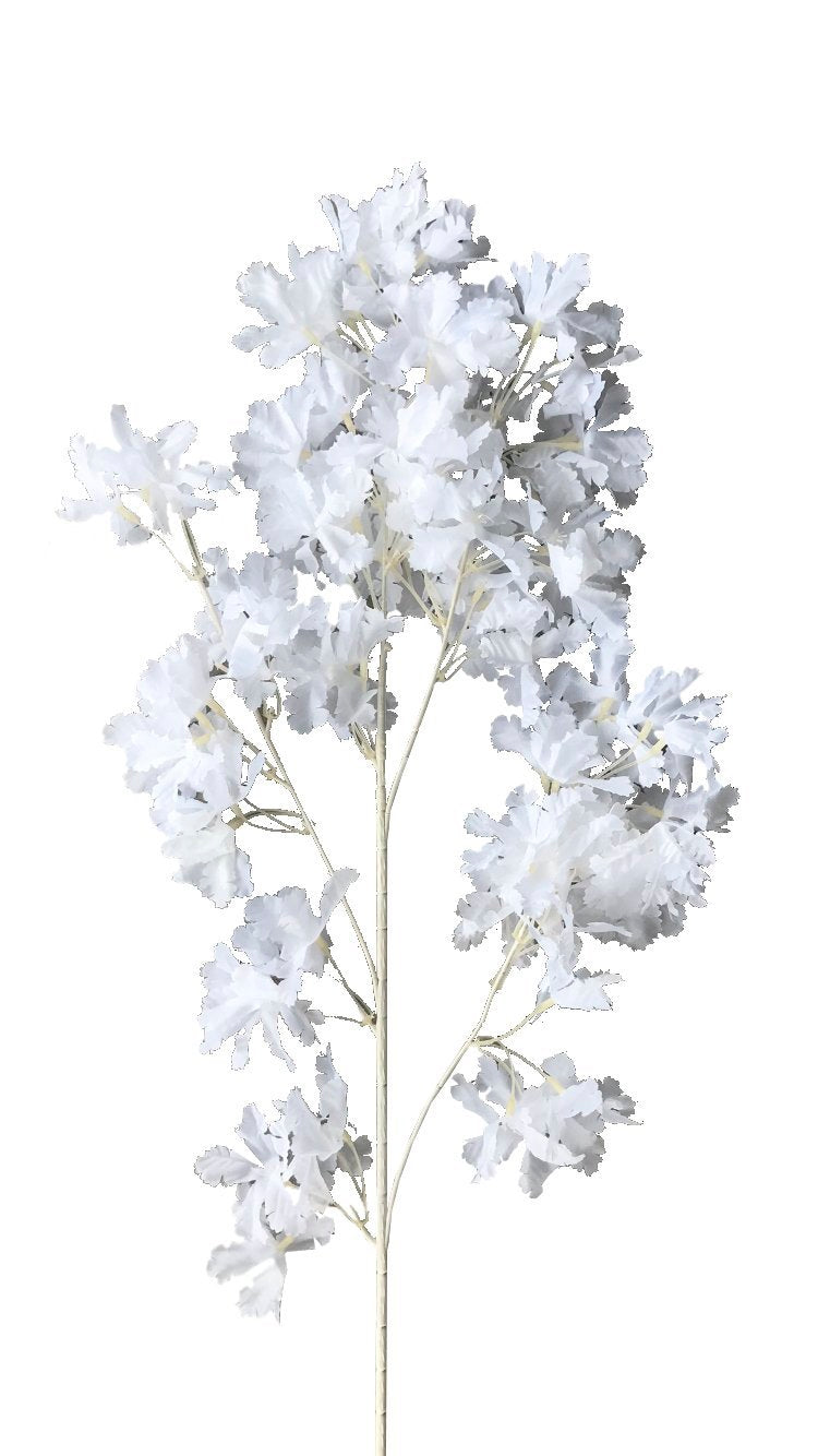    artificial cherry blossom pure white