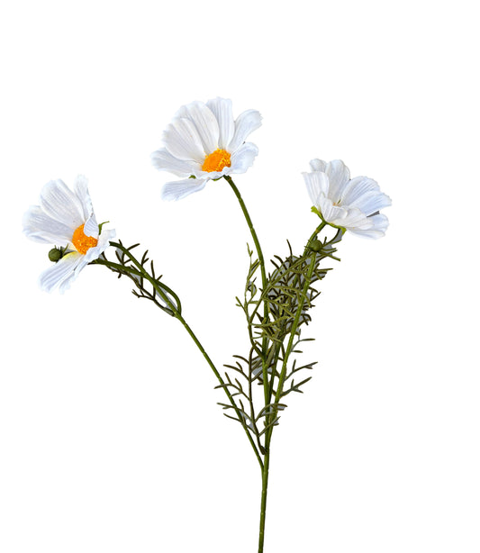 Artificial Real Touch Cosmos Spray White