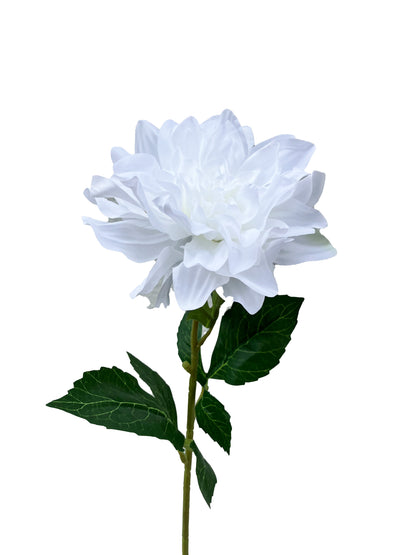 Artificial Dahlia White Large