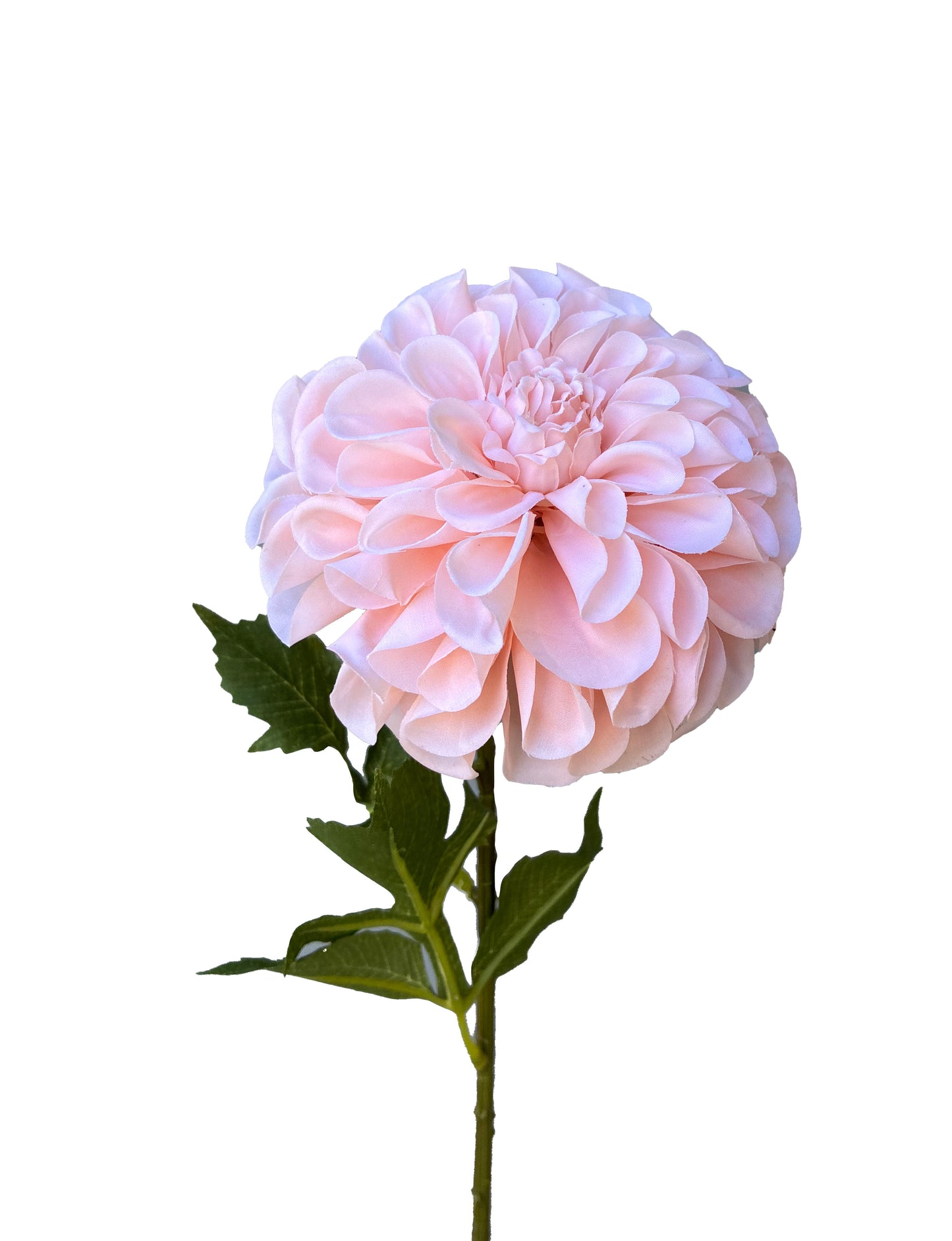 Artificial Real Touch Dahlia Pink Peach