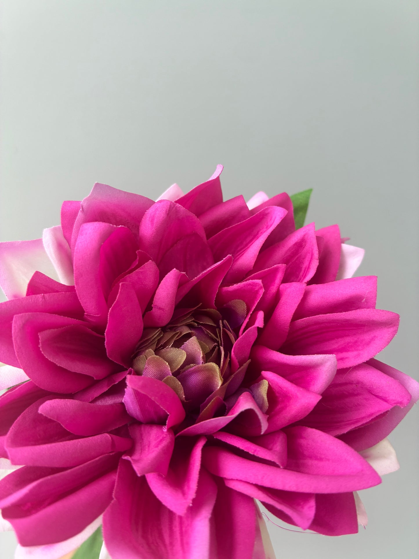 Artificial Dahlia Fuchsia Plum