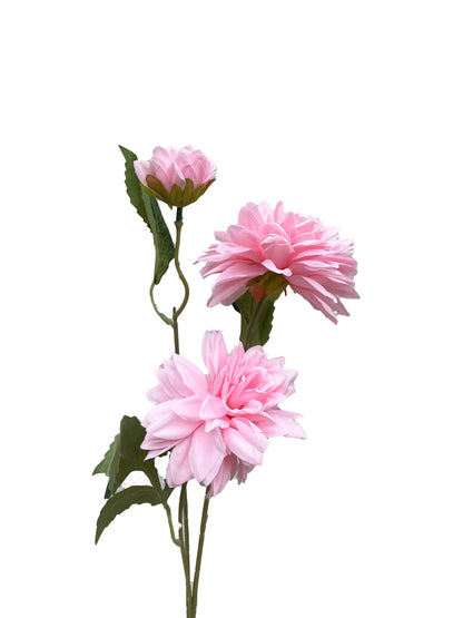 Artificial Dahlia Spray Pink