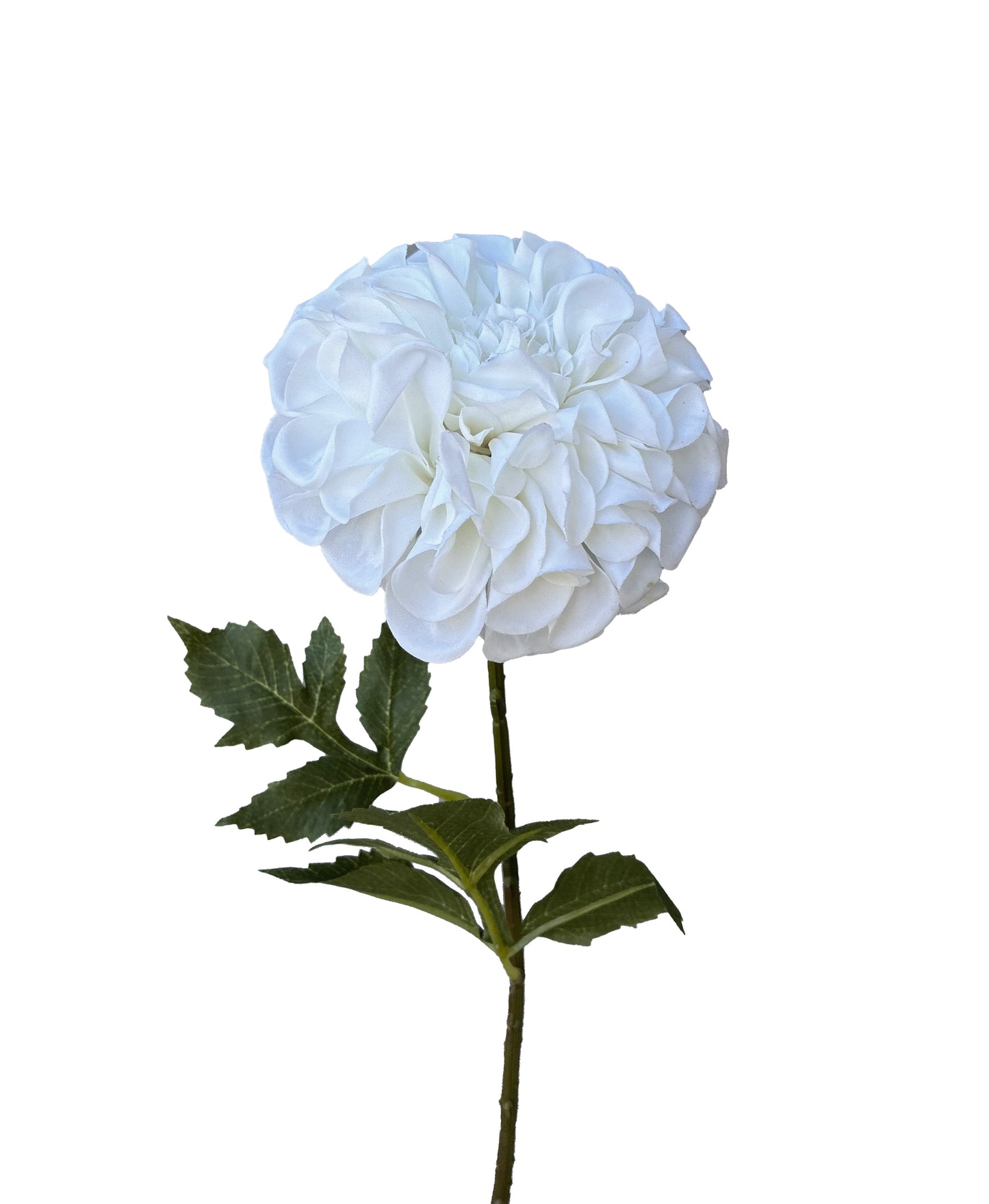 Artificial Real Touch Dahlia White