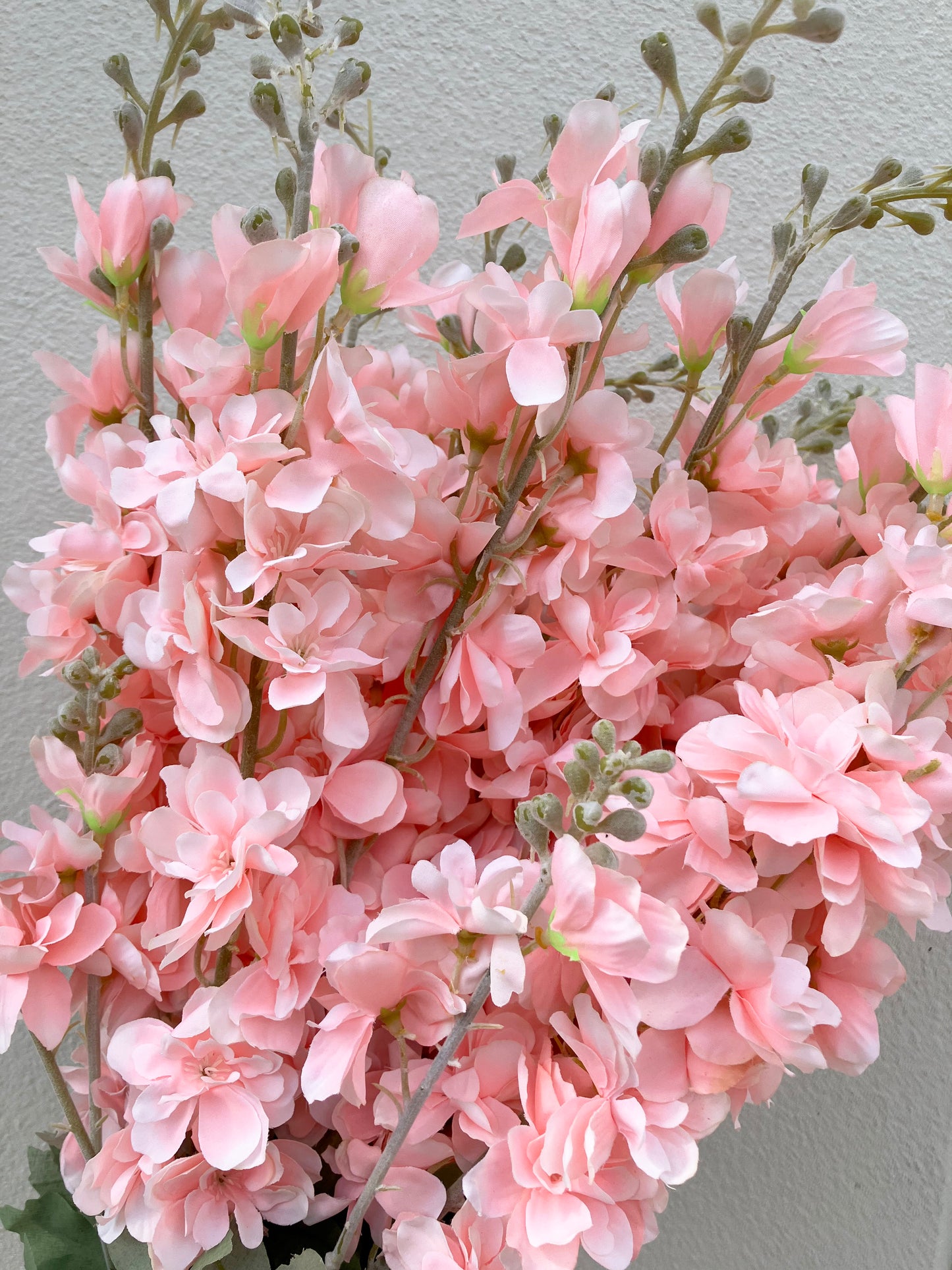 Artificial Delphinium Pink Peach