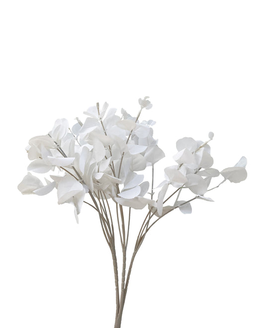 Bouquet d'eucalyptus artificiel blanc