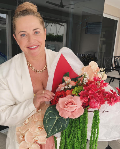 The Classic Artificial Rose Watermelon