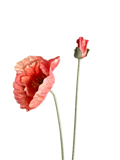Artificial Giant Poppy Watermelon
