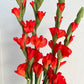 Artificial Gladiolus Red