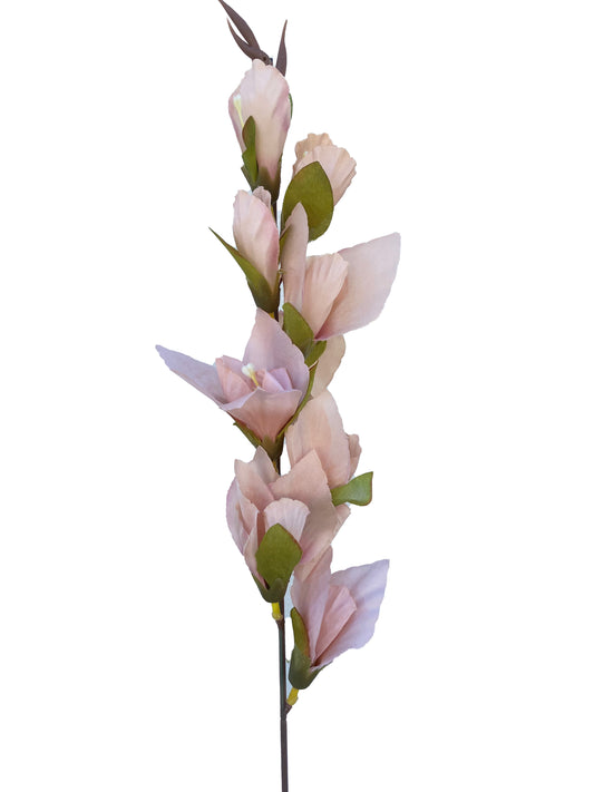 Artificial Gladiolus Nude Blush