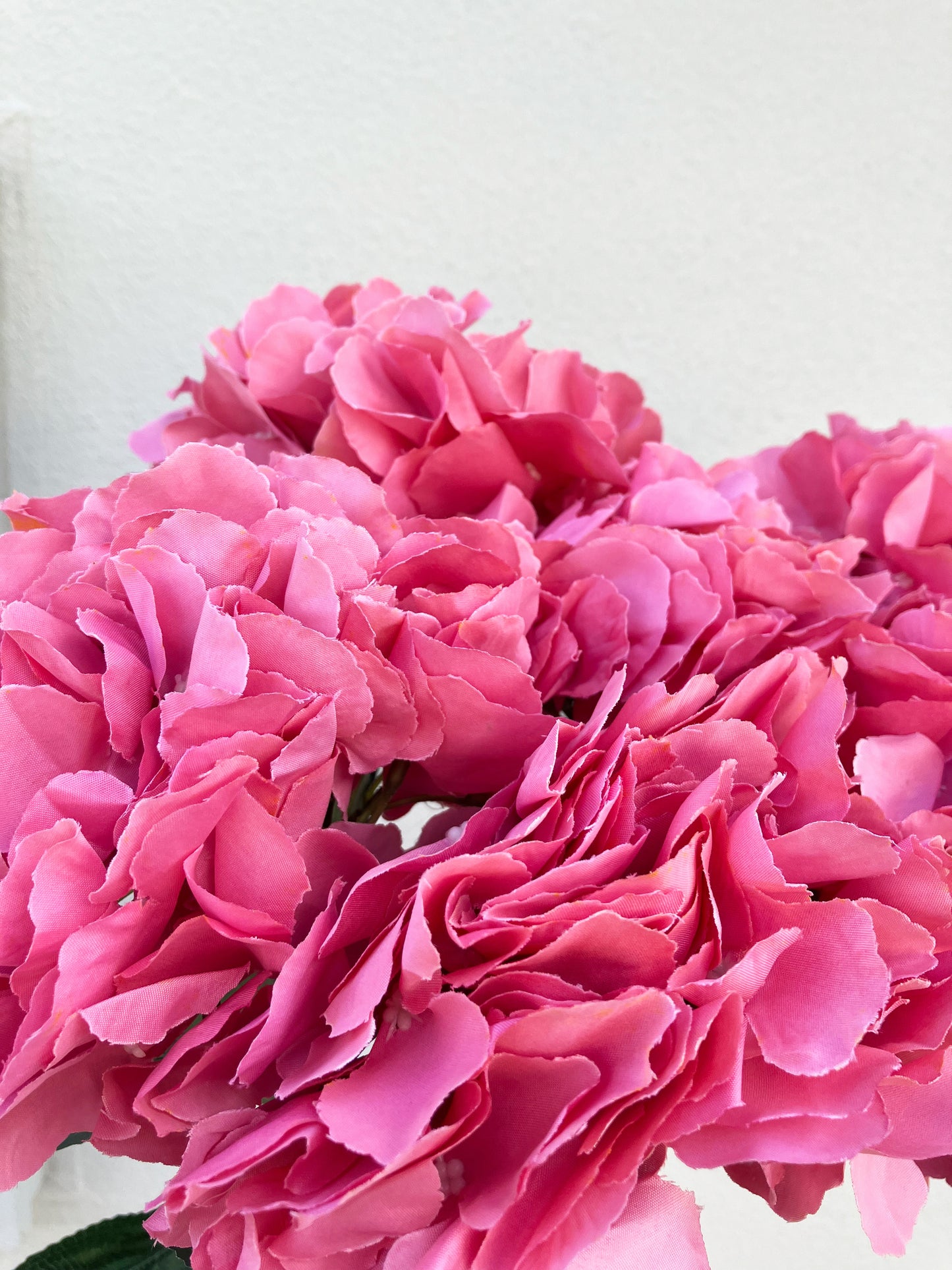 Bouquet d'hortensias artificiels bleu