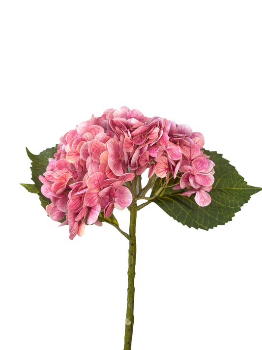 Artificial Real Touch Hydrangea Dusty Pink