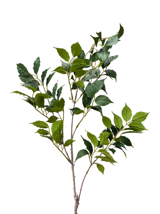 Artificial Ficus Leaf Branch