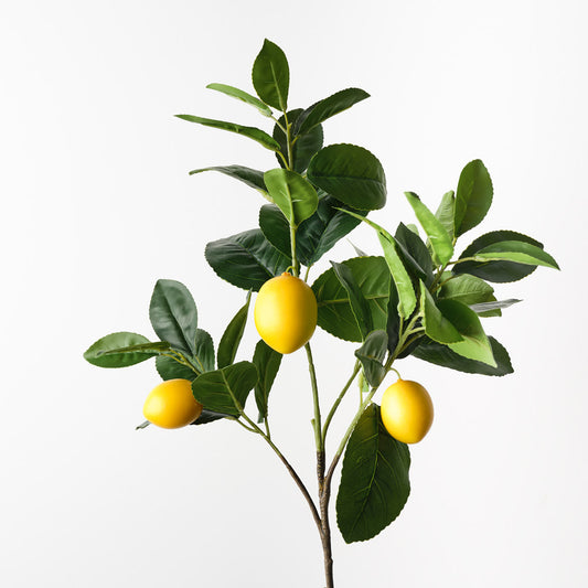 Artificial Lemon Branch
