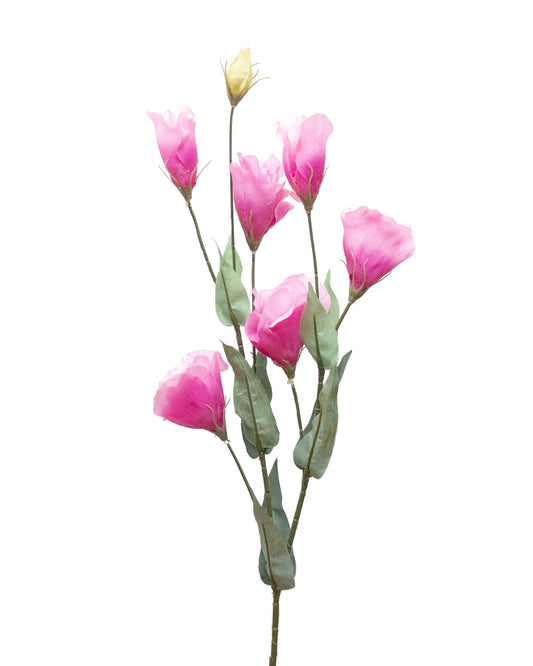    artificial lisianthus hot pink