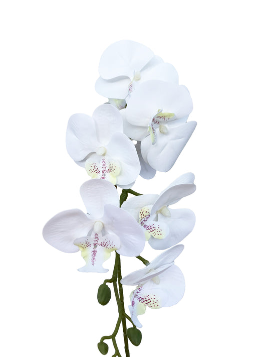 Orquídea Phalaenopsis artificial blanca
