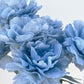 Artificial Peony Bunch Powder Blue