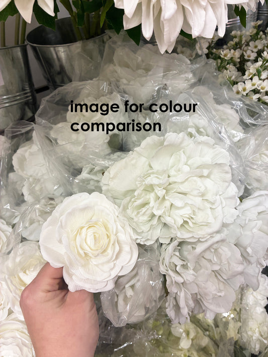 Artificial Peony Real Touch Winter White