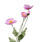 Artificial Poppy Pink