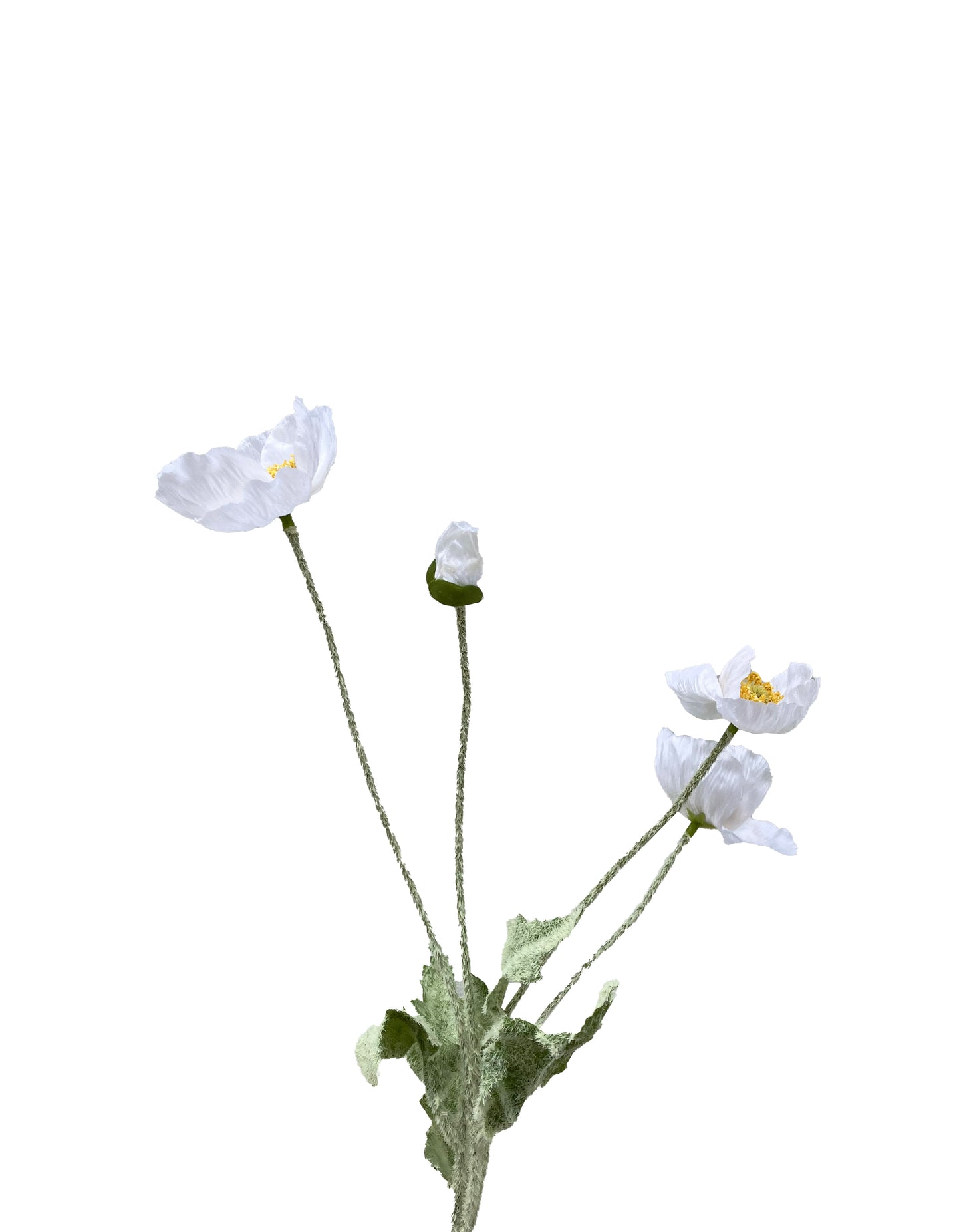 Artificial Poppy White