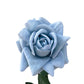 Artificial Real Touch Rose Powder blue