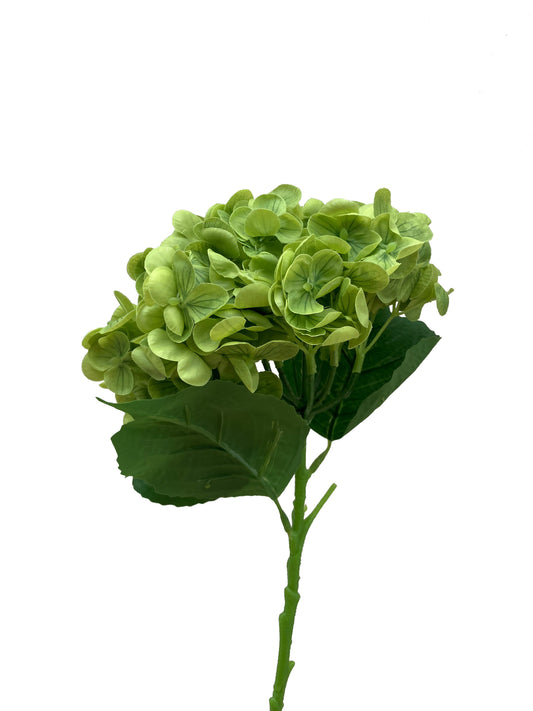 Artificial Real Touch Hydrangea Green