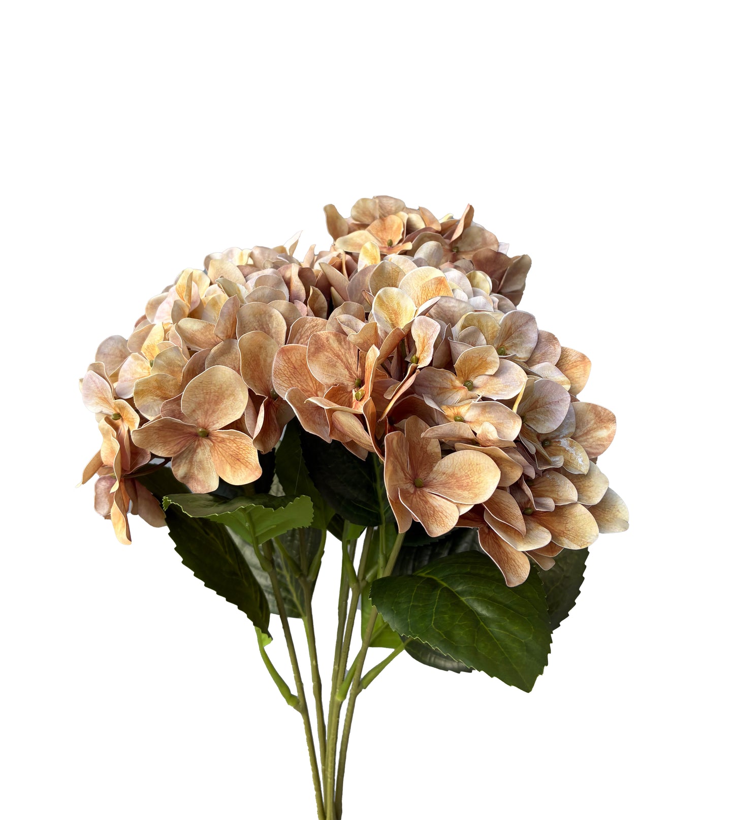 Artificial Hydrangea Bunch Nude Real Touch