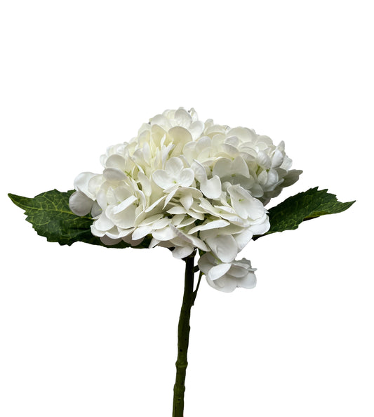 Artificial Real Touch Hydrangea White