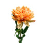 Artificial Dahlia Light Orange Real Touch Large