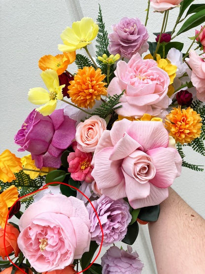 Artificial Peony Real Touch Pink