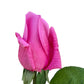 Capullo de rosa artificial de tacto real rosa fuerte