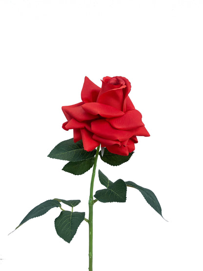 Artificial Real Touch Nina Rose Fire Red