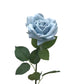    artificial real touch rose pale blue