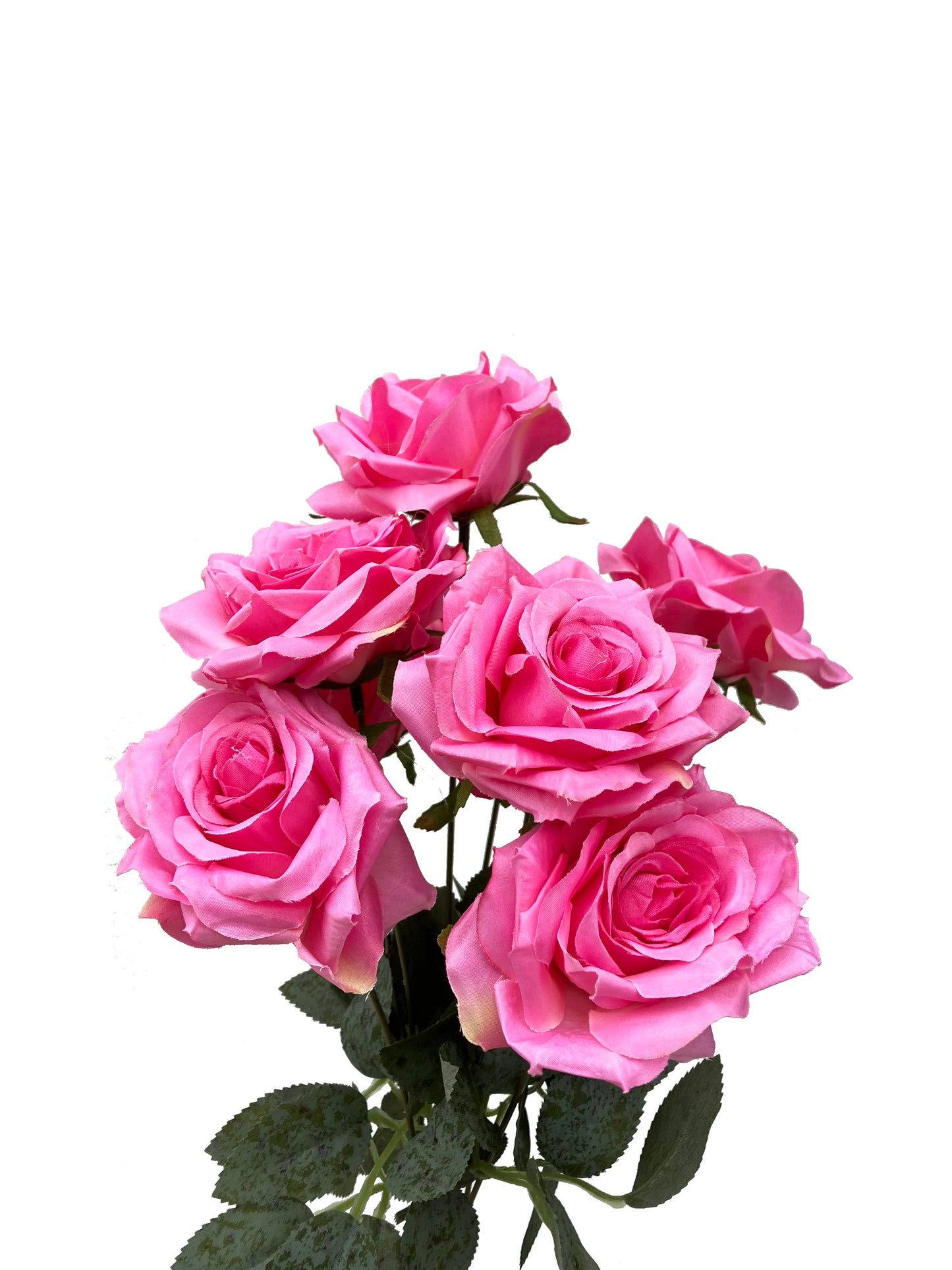 Artificial Rose Bunch Candy Pink