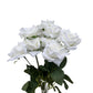 Artificial Rose Bunch natural white