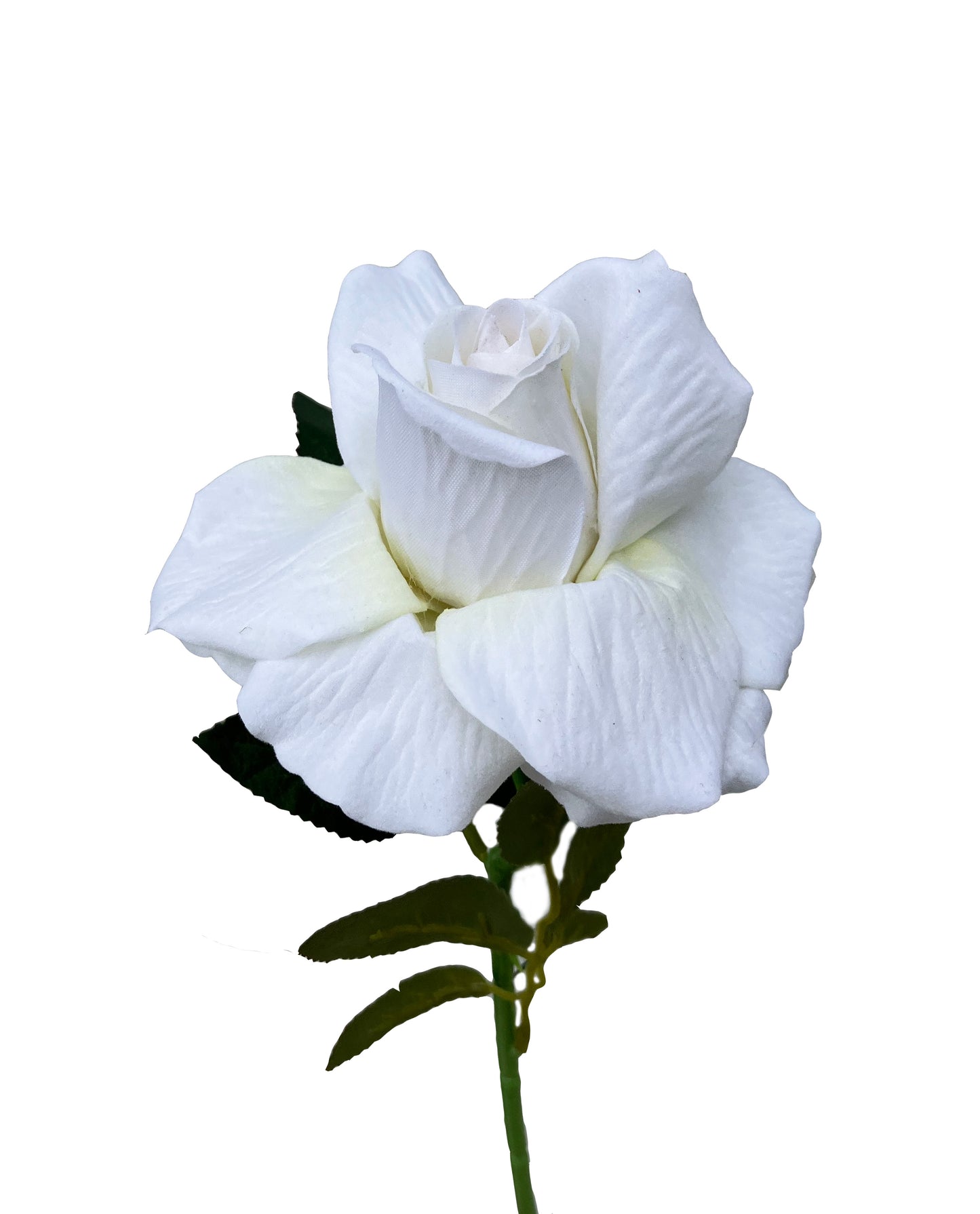 The Classic Artificial Rose Natural White