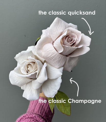 The Classic Artificial Rose Quicksand