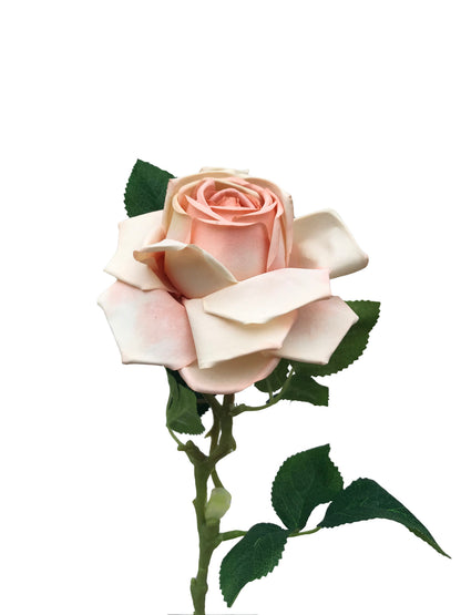    artificial silk aurora rose peach