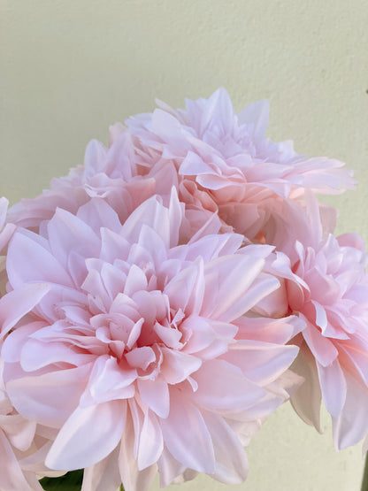 Artificial Dahlia Bunch Light Pink