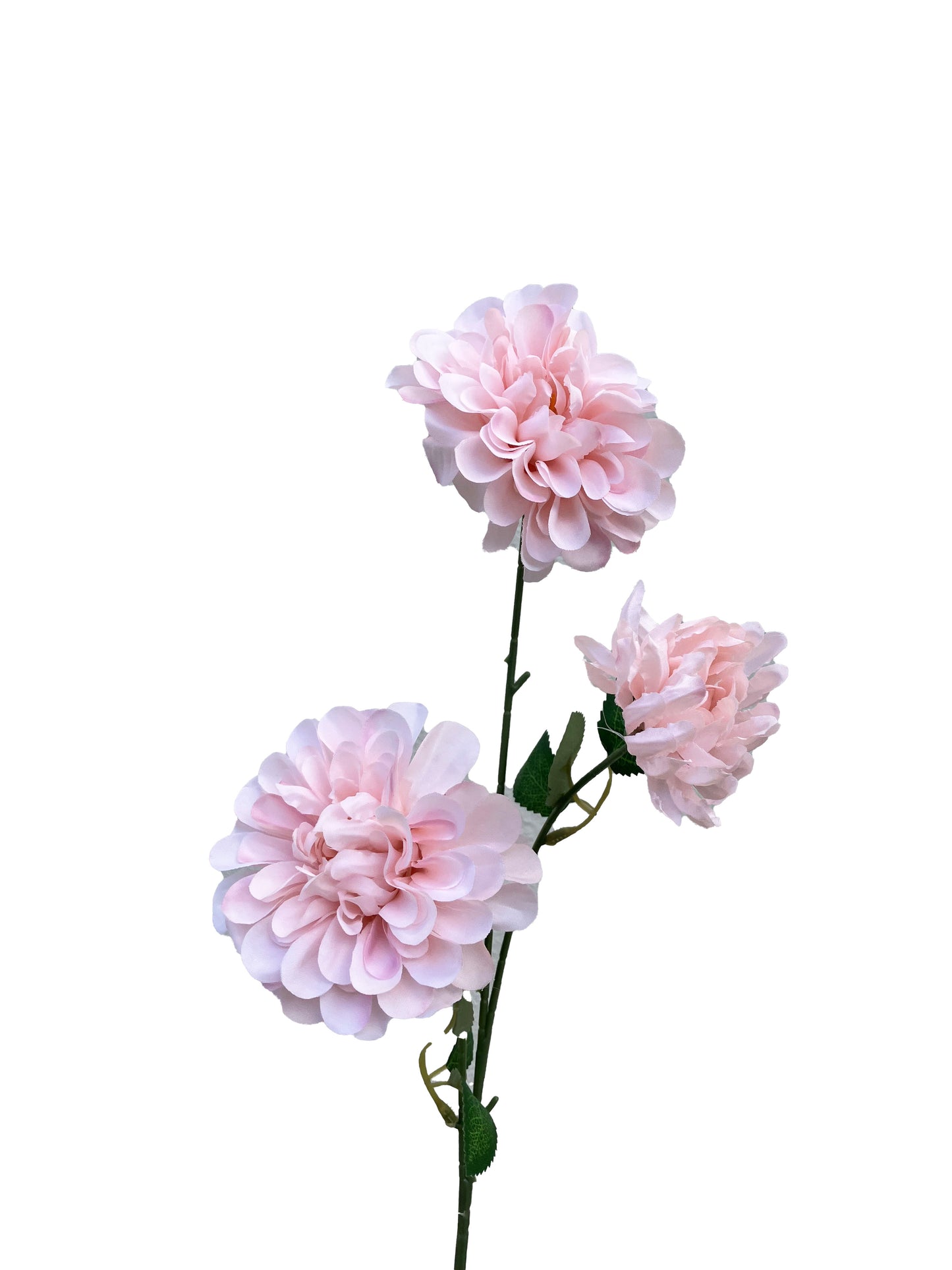 Artificial Pom Pom Dahlia Pale Pink