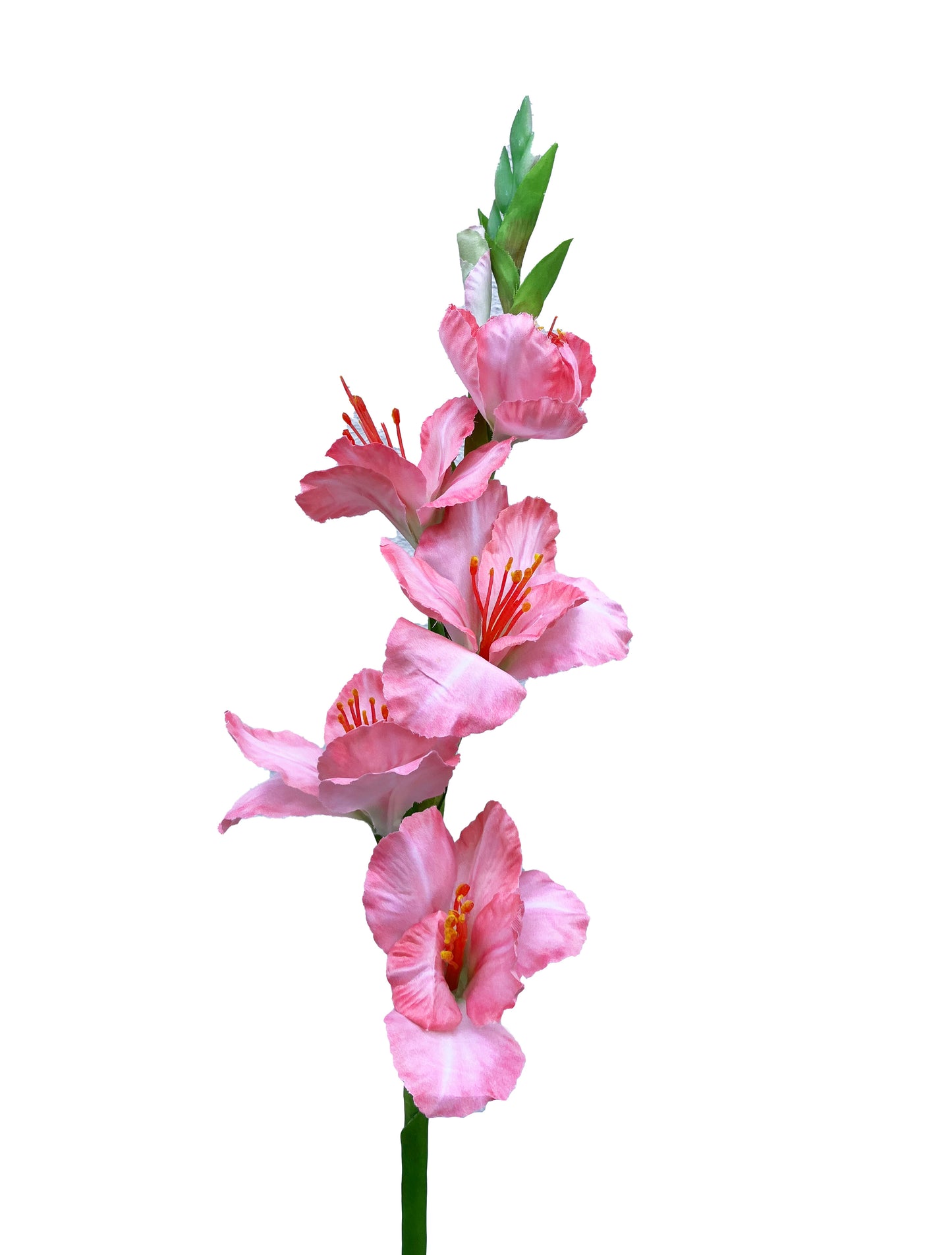 Artificial Gladiolus Pink Peach