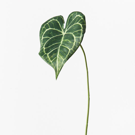 Artificial Anthurium Crystallinum Leaf