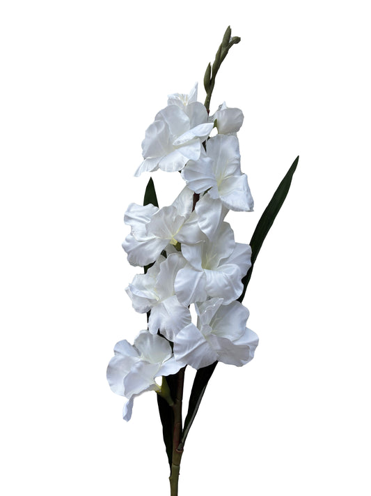 Artificial Gladiolus White