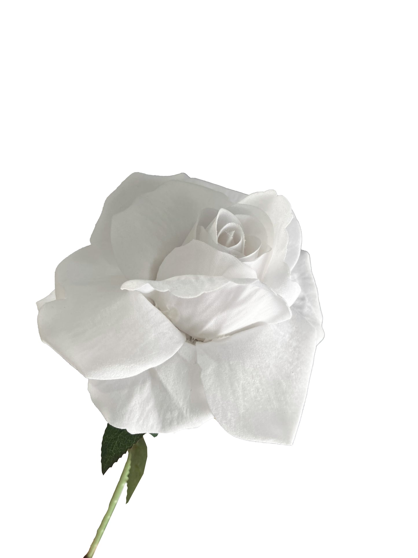 The Classic Artificial Rose Pure White