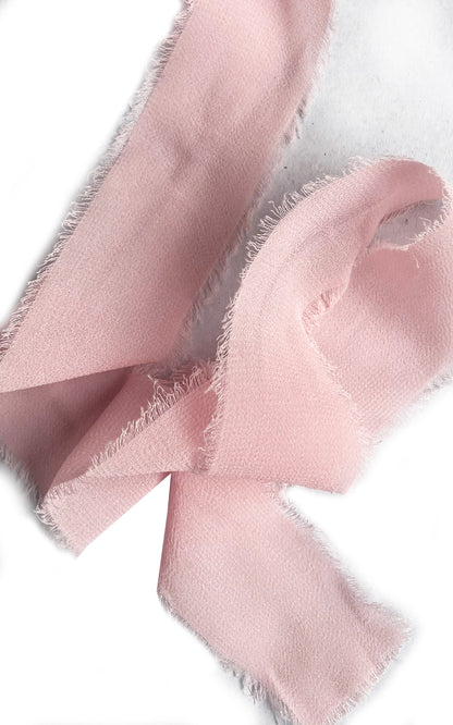 Chiffon Bouquet Wrap Blush