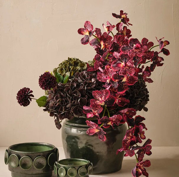 Artificial vanda Real Touch Orchid Burgundy