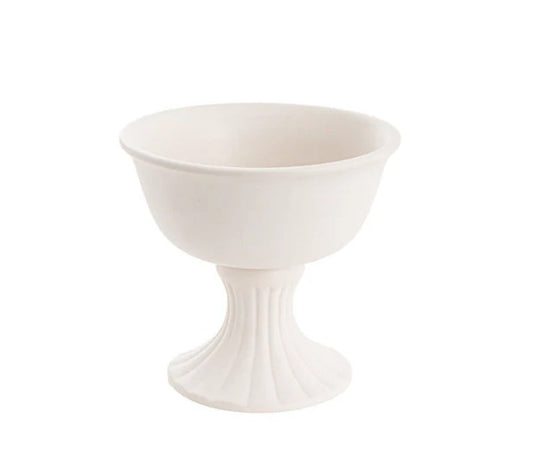 Ceramic Pot Urn White