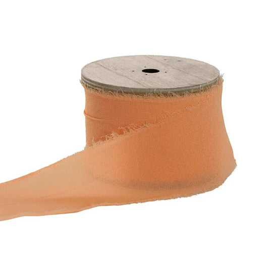 Chiffon Ribbon Peach (48mmx20m)
